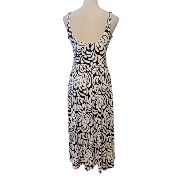 Boden Sleeveless Print Midi Dress Size 8 Petite - Picture 5 of 6